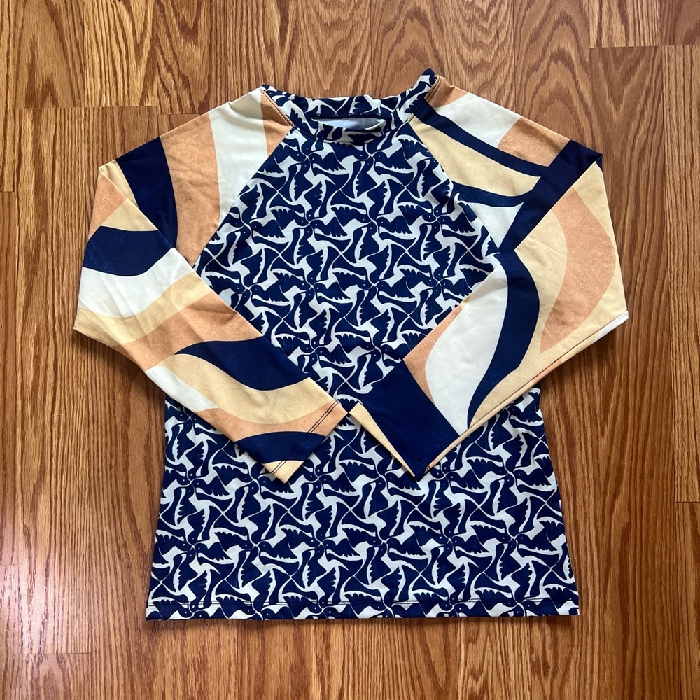 NWOT Seea Swimwear Doheny Rashguard, Size Small